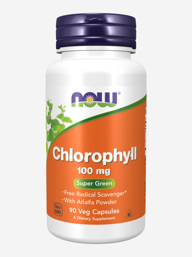 NOW Хлорофилл 90капс 444,253мг
