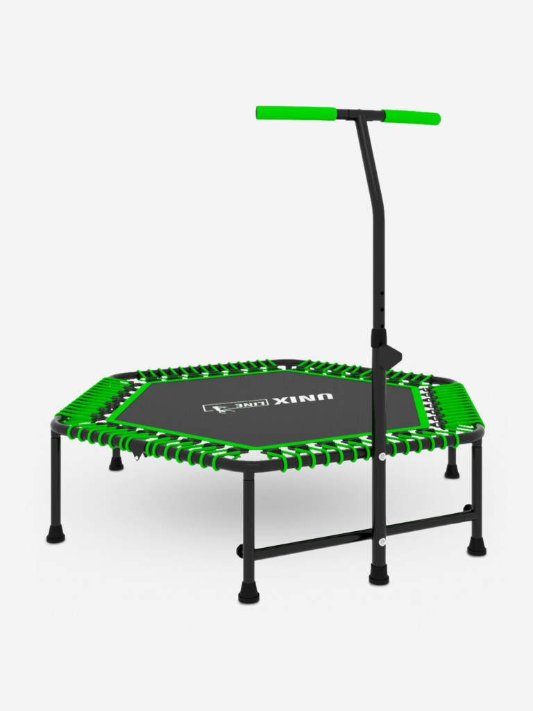 Батут спортивный для фитнеса и джампинга UNIX Line Fitness 125 см, зеленый
