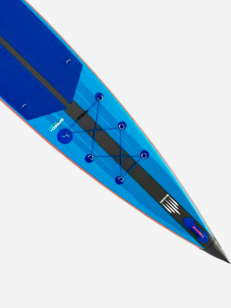 Сапборд надувной двухслойный Shark Speed+ 14x28x6, 426x71x15 см