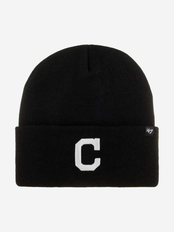 Шапка с отворотом 47 BRAND B-HYMKR08ACE-BK Cleveland Indians MLB