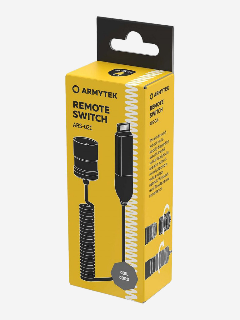 Выносная кнопка магнитная Armytek MRS-02C витая, 25-70 см