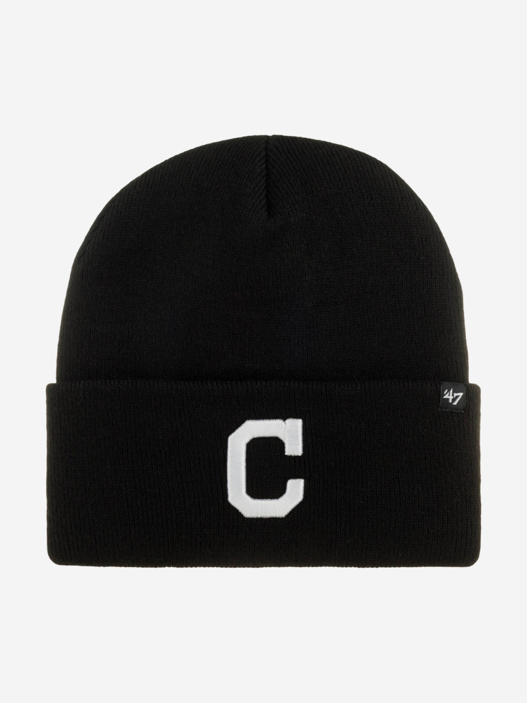 Шапка с отворотом 47 BRAND B-HYMKR08ACE-BK Cleveland Indians MLB