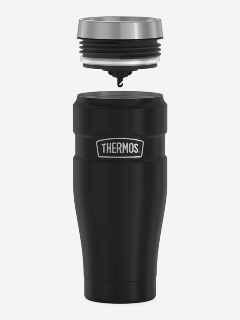 Термокружка для кофе 470 мл THERMOS KING-1005 чёрная