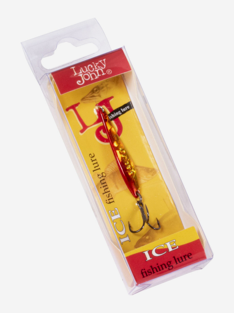 Блесна вертикальная Lucky John зимняя S-1 с тройником, вес 1,5 г