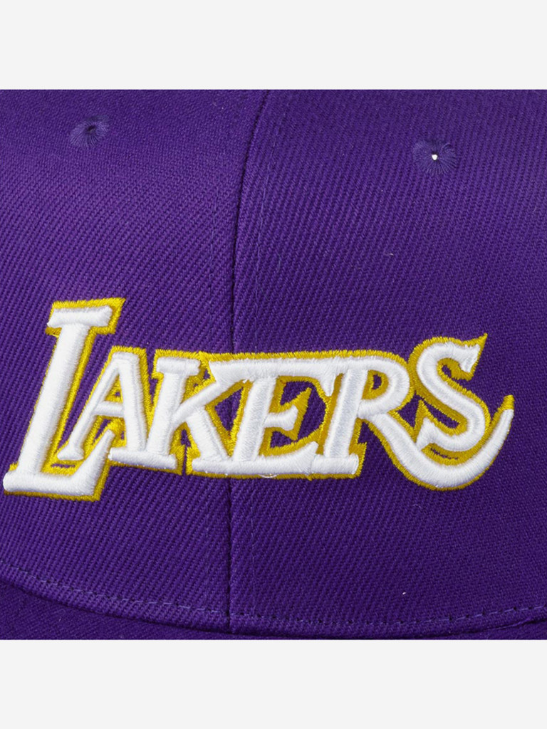 Бейсболка с прямым козырьком MITCHELL NESS 6HSSMM20203-LALPURP Los Angeles Lakers NBA