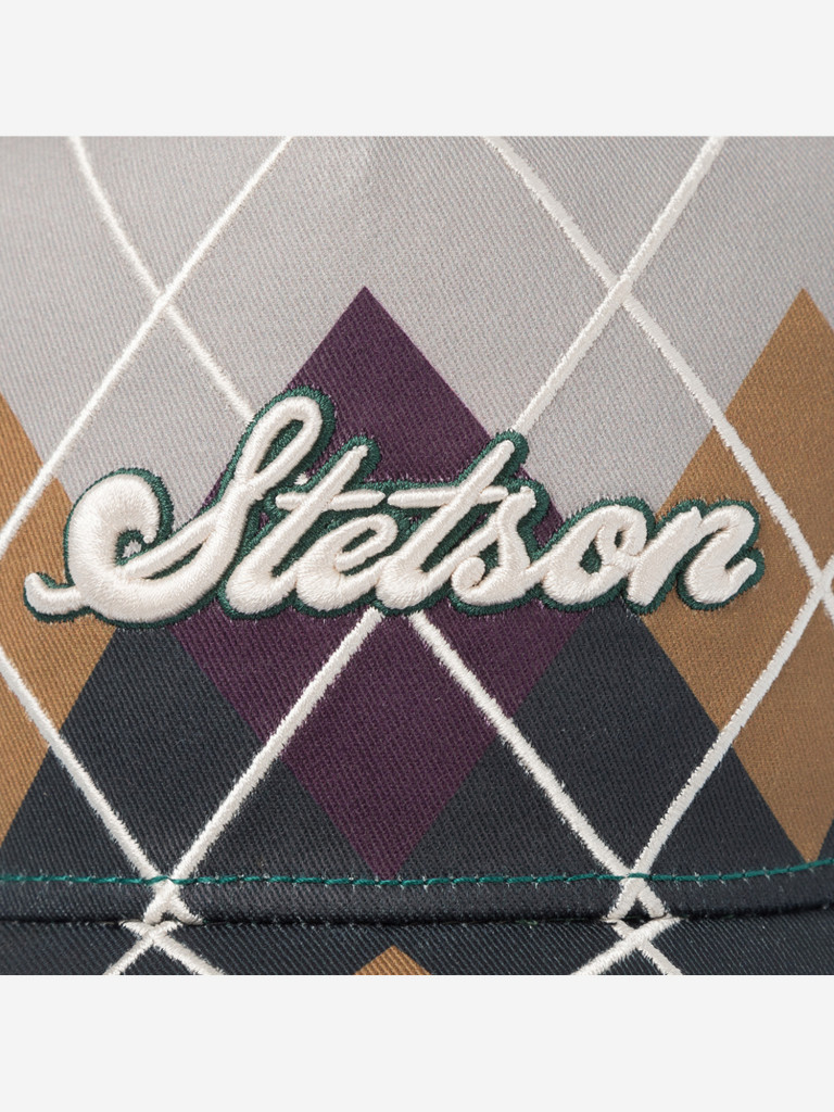Бейсболка с сеточкой STETSON 7741146 TRUCKER CAP ARGYLE