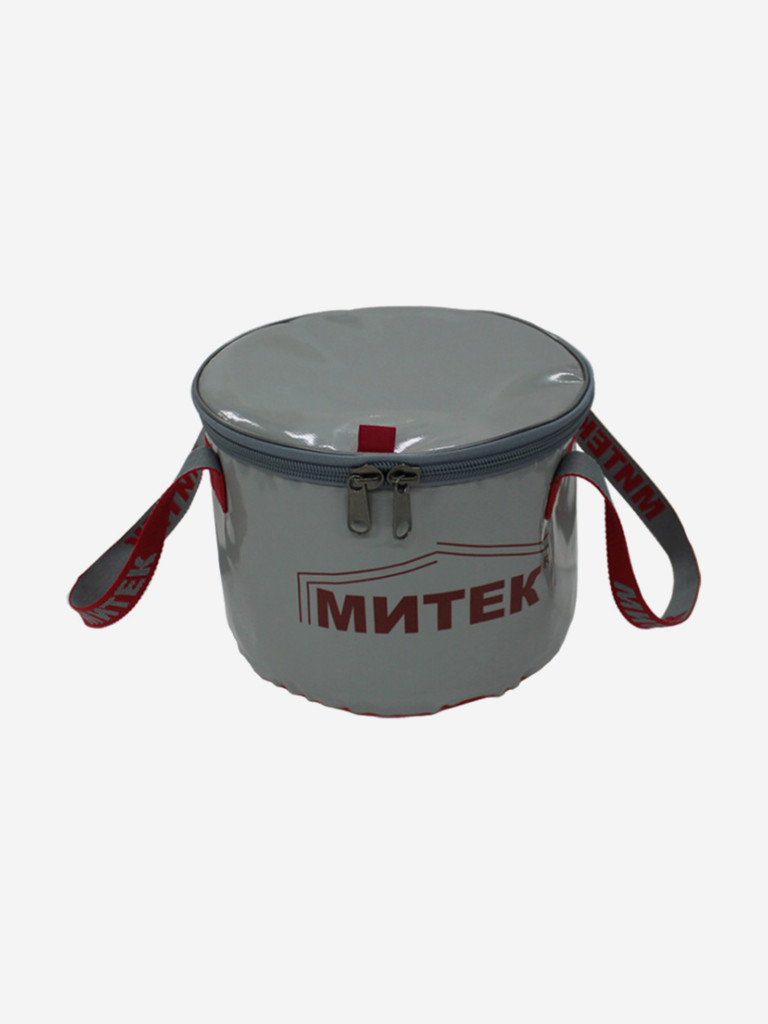 Ведро МИТЕК с крышкой D 40см. H-20см. (серый)