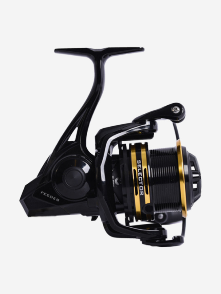 Катушка для рыбалки безынерционная фидерная Black Side Selector 4500FD (6+1 подш.)
