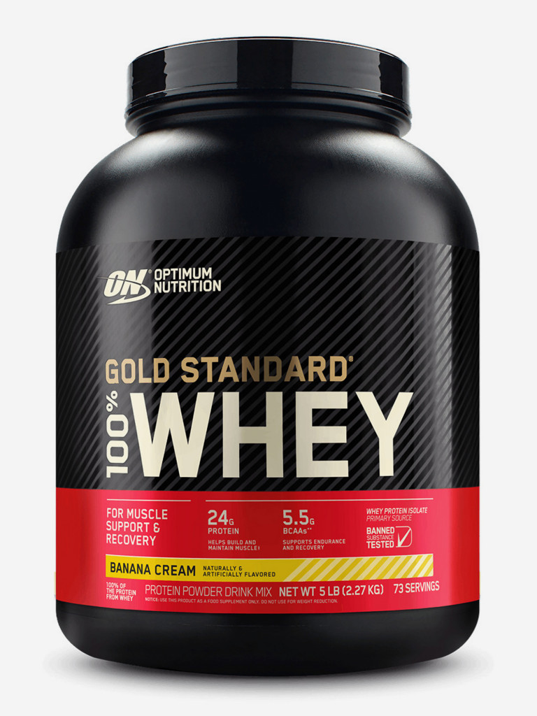 Протеин Optimum Nutrition Gold Standard Whey, 2270 г, Банановый