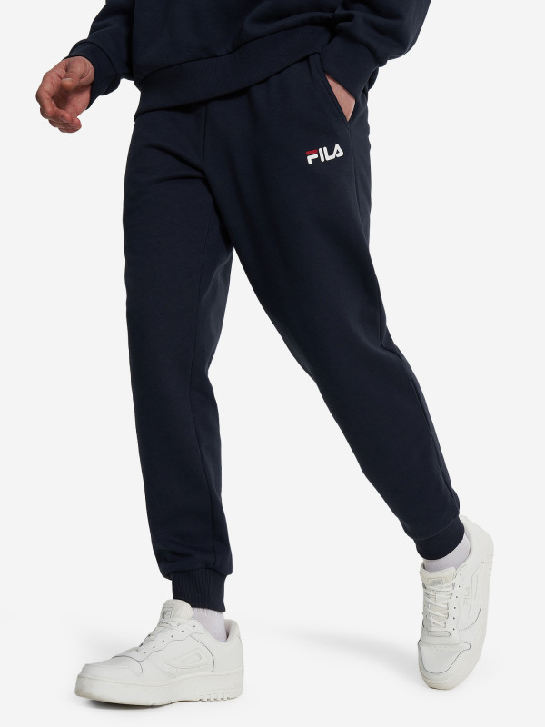 Брюки мужские FILA Essentials арт. 129385 черный цвет — купить за 2999 руб., отзывы в интернет-магазине Спортмастер