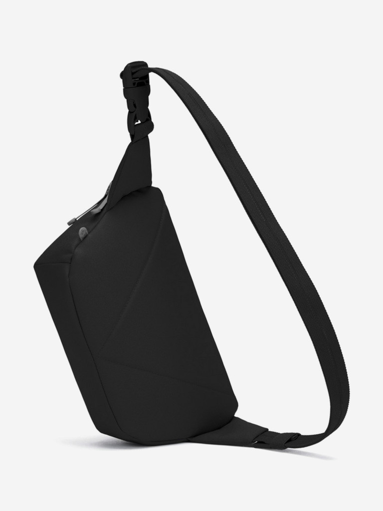 Сумка слинг антивор Pacsafe Go Sling, черная смола, 2.5 л.