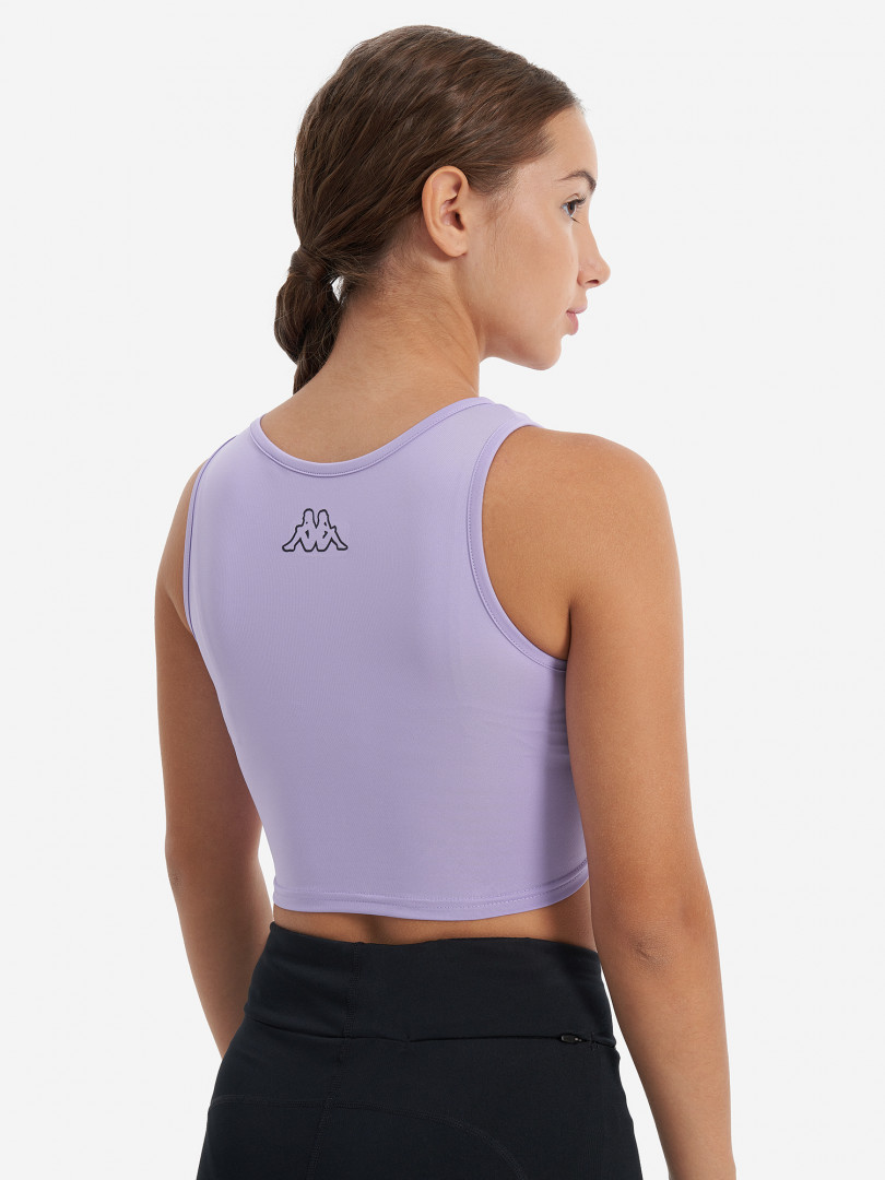 Спортивный топ бра для девочек Kappa 30993020299 Фиолетовый, размер 158, 164,122, 128,134, 140,146, 152, фото 3