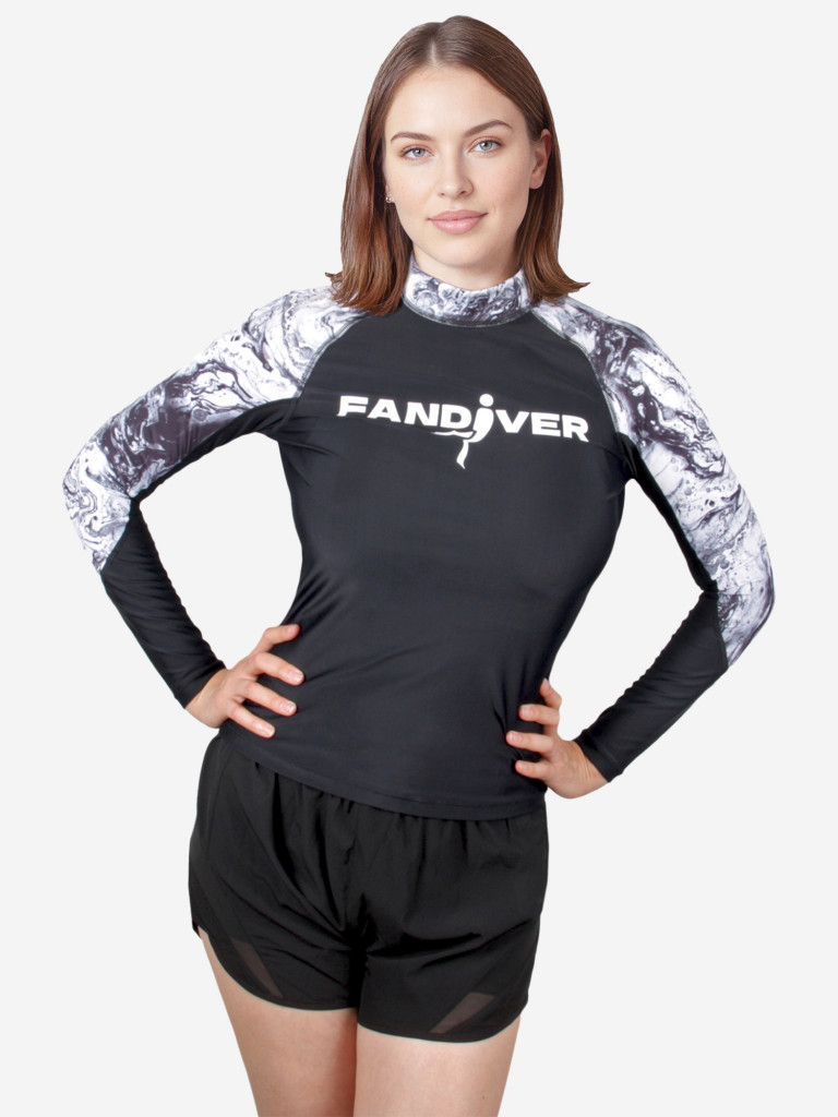 Гидромайка лайкровая женская FANDIVER Marble