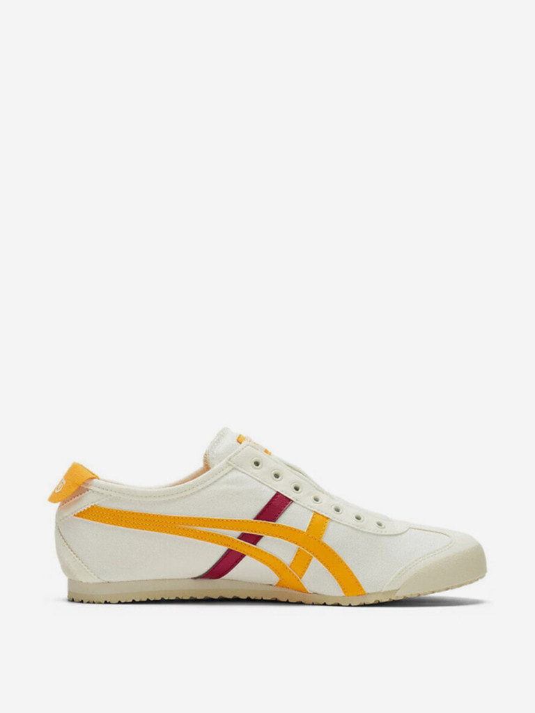 Кроссовки Onitsuka Tiger Mexico 66 Slip On 'Cream Citrus Red'