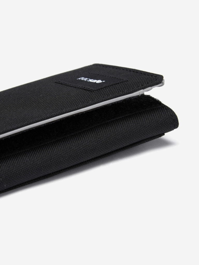 Кошелек антивор Pacsafe RFIDsafe trifold wallet, Black