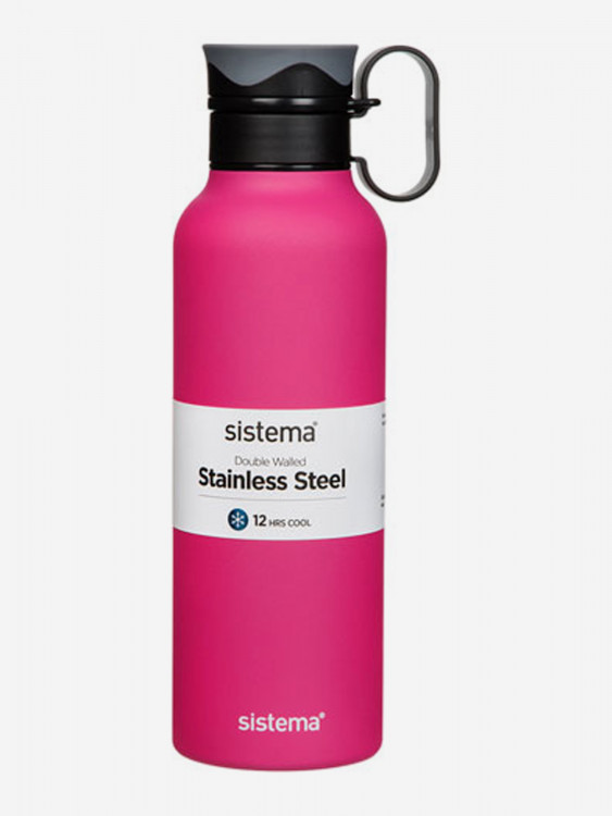 Термобутылка Sistema "Hydrate" с петелькой 600мл красная 565