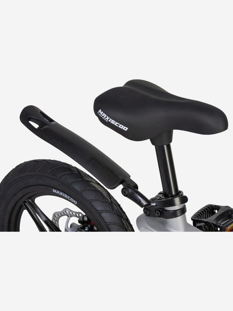 Велосипед Детский Maxiscoo Space deluxe Plus 14'' Серый Жемчуг (2025)