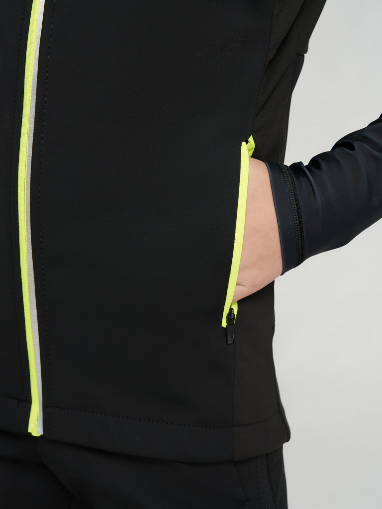 Жилет для беговых лыж для мальчиков Fischer Softshell