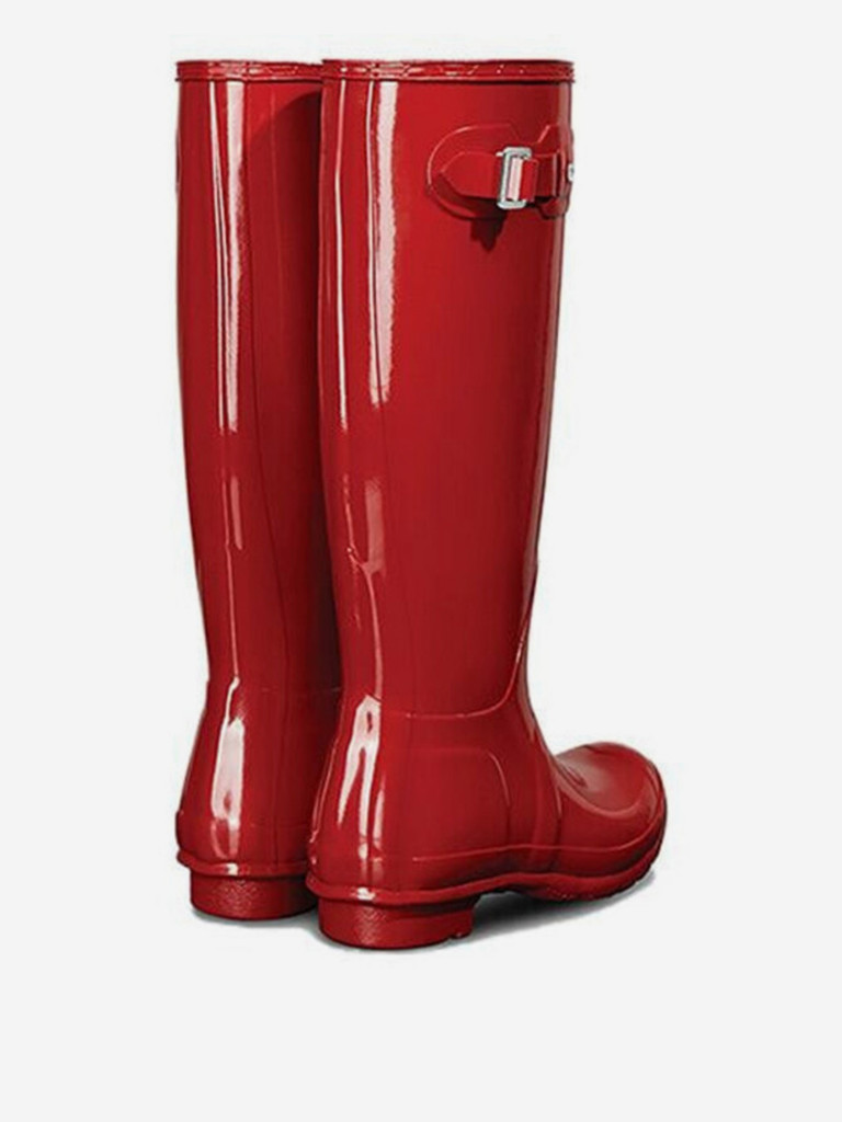 Сапоги резиновые женские HUNTER с пряжкой