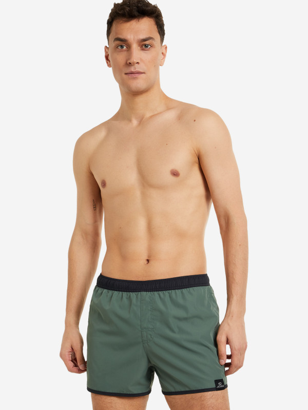 Шорты плавательные мужские Joss арт. 113647 зеленый/черный цвет — купить за 1399 руб., отзывы в интернет-магазине Спортмастер