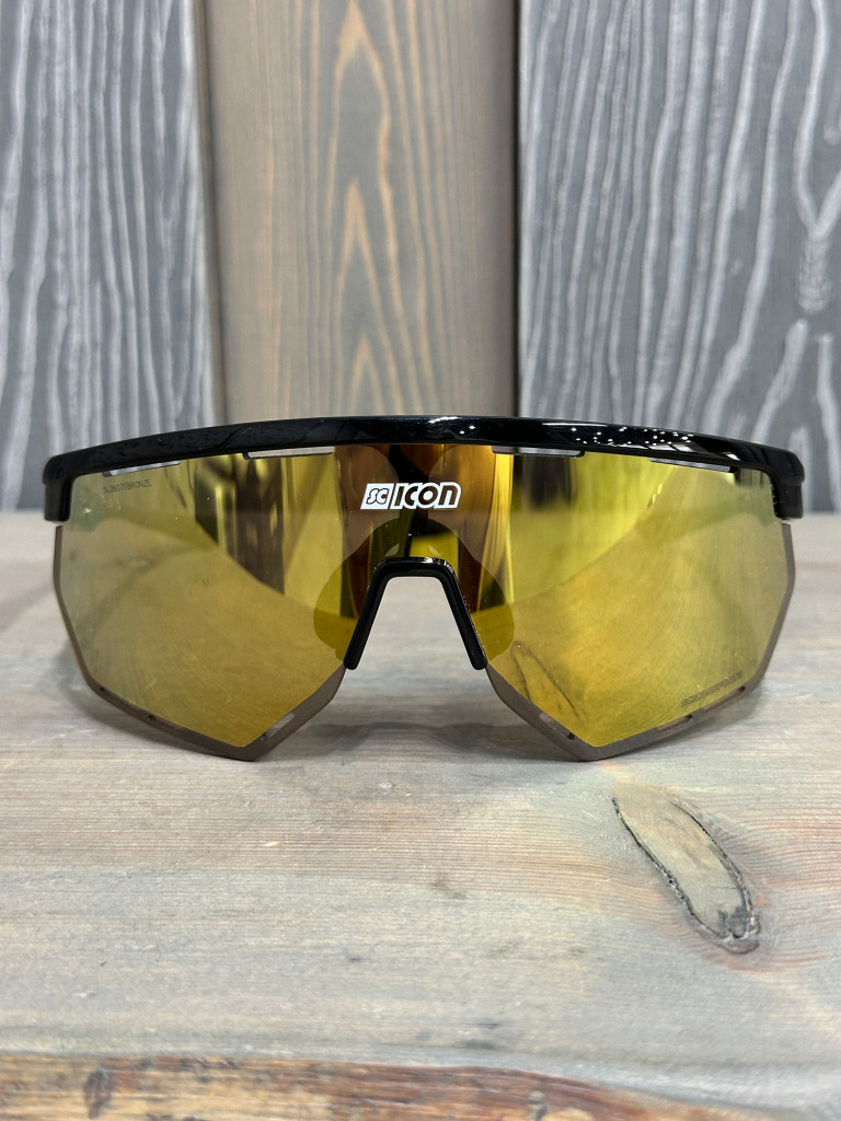 Очки спортивные Scicon AeroWing оправа Black Gloss линза SCNPP Multimirror Bronze