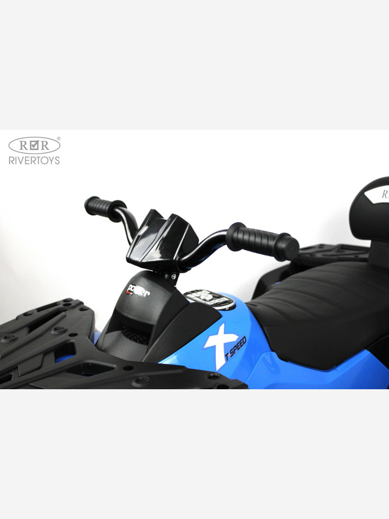 Детский электроквадроцикл RIVERTOYS T001TT 4WD синий