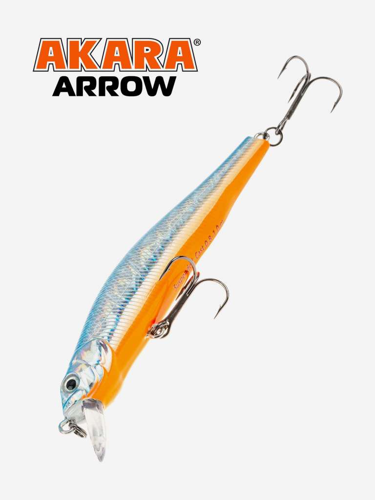 Воблер Akara Arrow 80SP 8 гр. минноу, суспендер. твичинговый, на щуку, судака A82