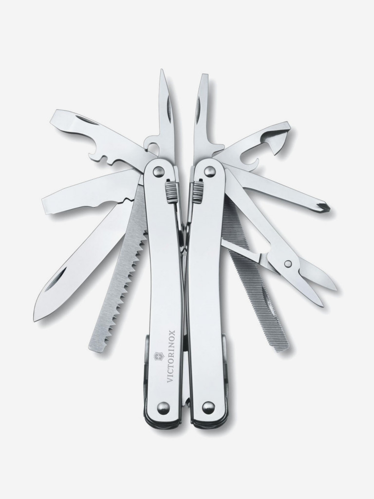 Мультиинструмент складной Victorinox SwissTool Spirit X, 105 мм, 26 функций, чехол
