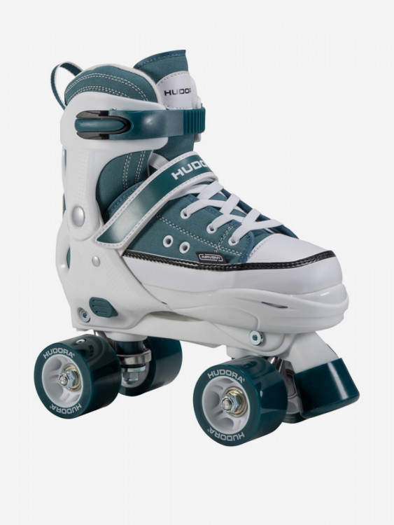 Раздвижные ролики-квады HUDORA Roller Skates, космический серый