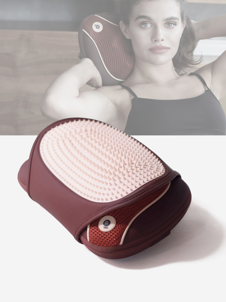 Vассажная подушка с акупунктурной накидкой медицинская GESS uTenon