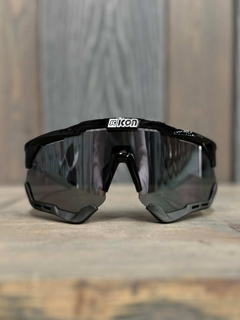 Очки спортивные Scicon AeroShade XL оправа Black Gloss линза SCNPP Multimirror Silver