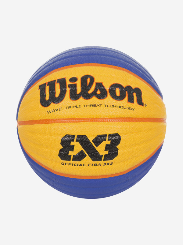 Мяч баскетбольный Wilson Fiba 3X3 Official арт. WTB0533XB желтый/ярко-синий цвет — купить за 4499 руб., отзывы в интернет-магазине Спортмастер