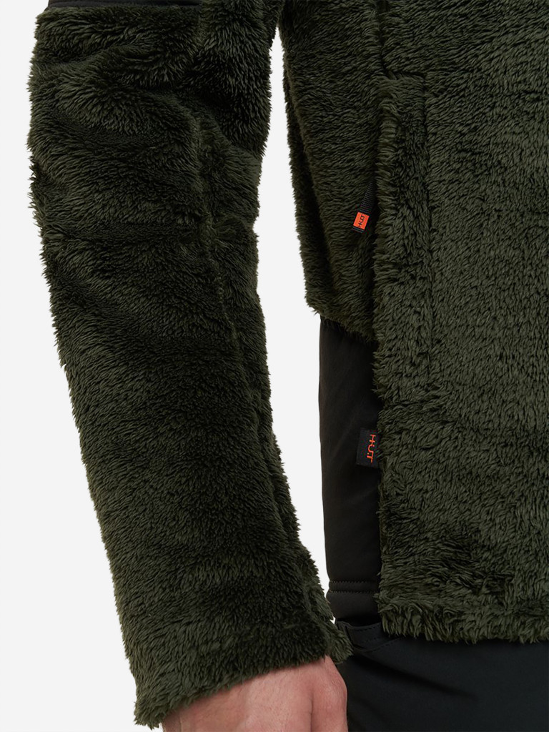 Кофта мужская HUT BORON на молнии хаки