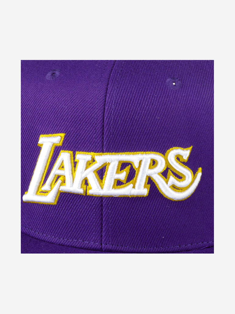 Бейсболка с прямым козырьком MITCHELL NESS 6HSSMM20203-LALPURP Los Angeles Lakers NBA (фиолетовый)