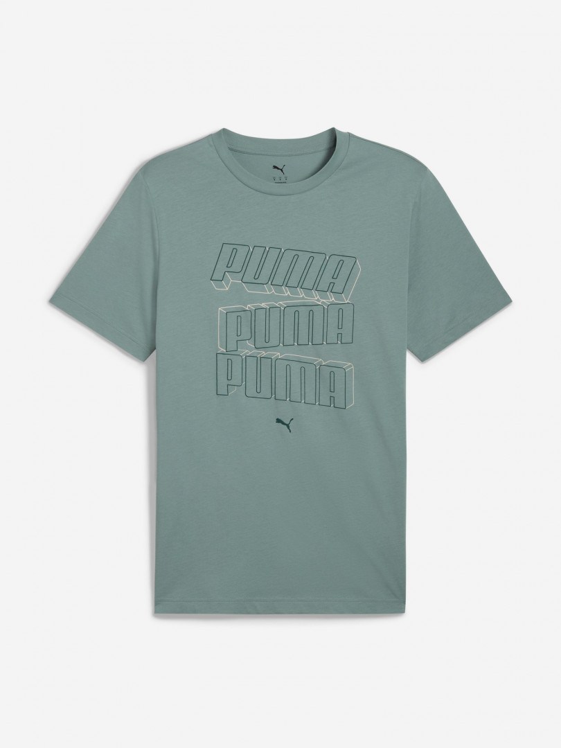 Футболка мужская PUMA Зеленый 2879₽