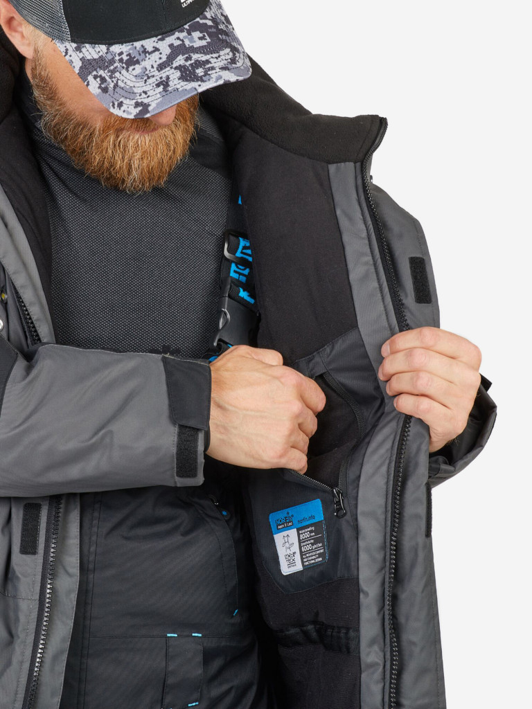 Костюм Norfin APEX 2 LED (куртка+полукомбинезон) для рыбалки и охоты