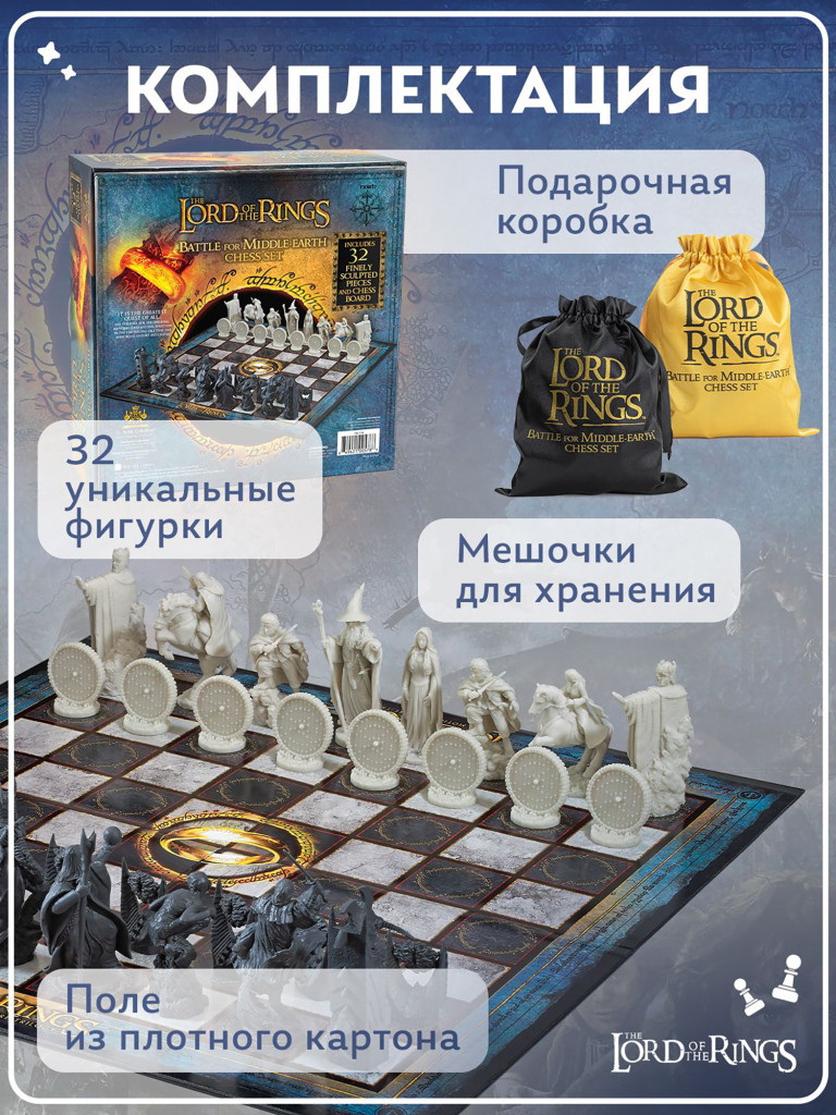 Шахматы Noble Collection Властелин колец