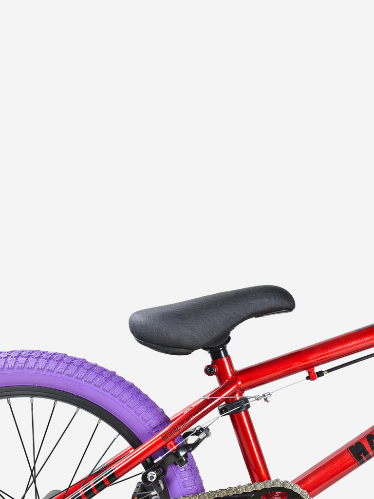 Велосипед подростковый Stark Madness BMX 5 Cr-Mo красный/черный/фиолетовый