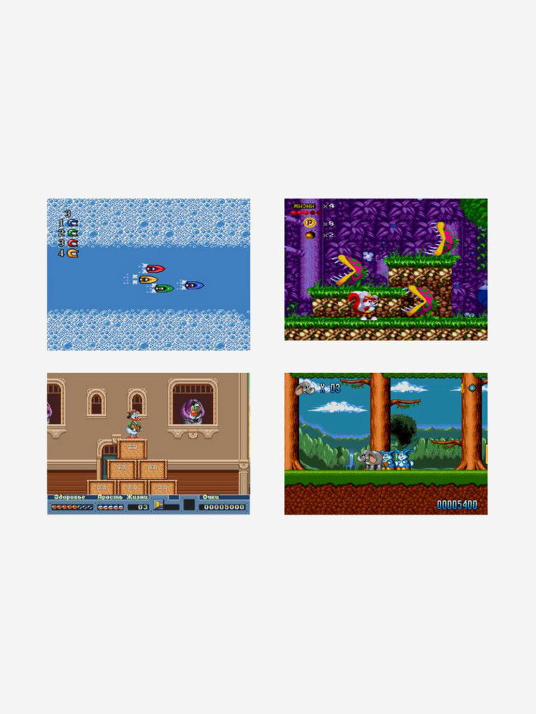 Картридж игровой DVTech 19 в 1 (на русском) 16bit