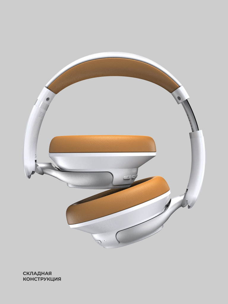 Беспроводные накладные наушники Stereo Core ANC, шумоподавление, bluetooth 6.0, 400 мАч