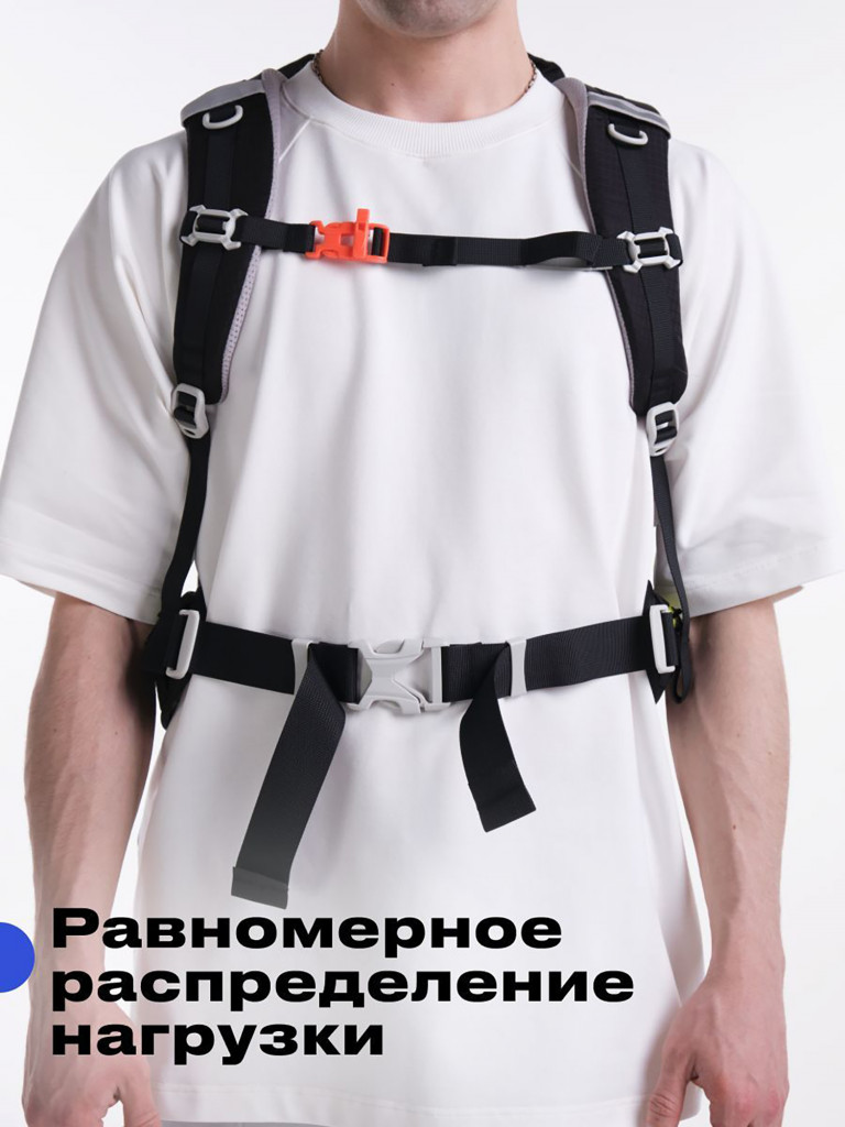 Рюкзак походный RoadLike Hiking 50л, черный