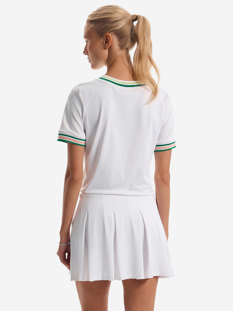 Футболка-поло женское RAQUETA SPORT High-Grade, White and Green