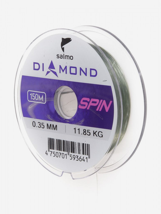 Леска монофильная для летней рыбалки Salmo Diamond SPIN длина 150 м, диаметр 0,35 мм, упаковка из 10 штук