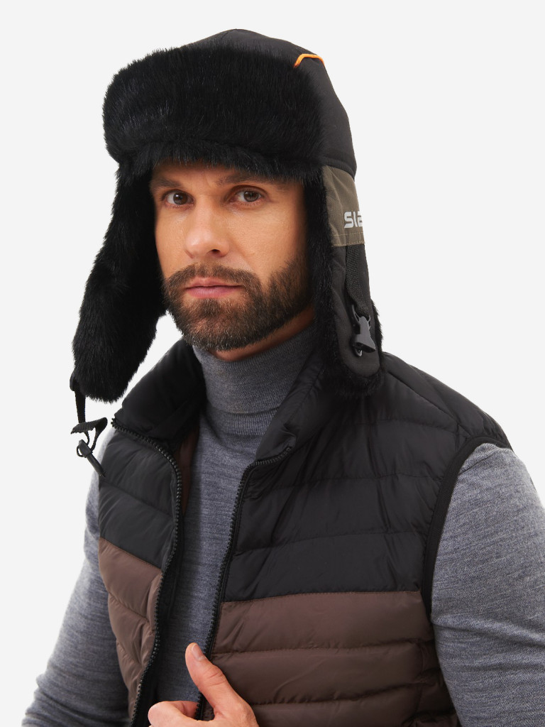 Шапка-ушанка зимняя мужская Huntsman Siberia Breathable меховая мембранная