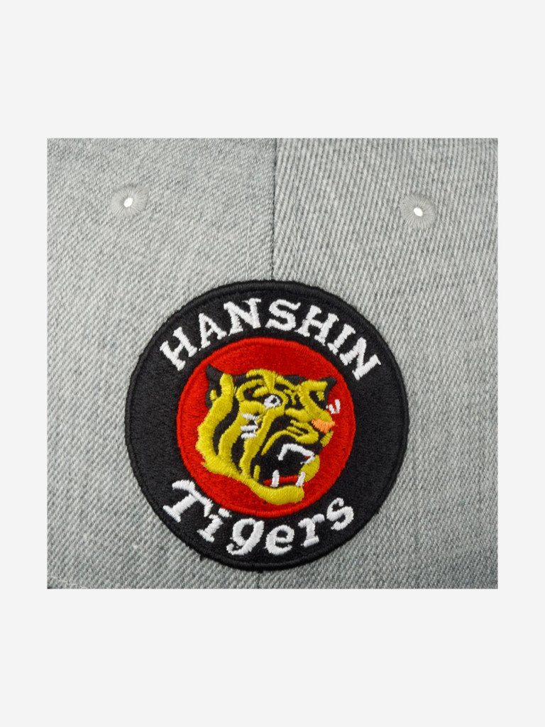 Бейсболка с прямым козырьком AMERICAN NEEDLE 21006A-HTI Hanshin Tigers Archive 400 NPL (серый)