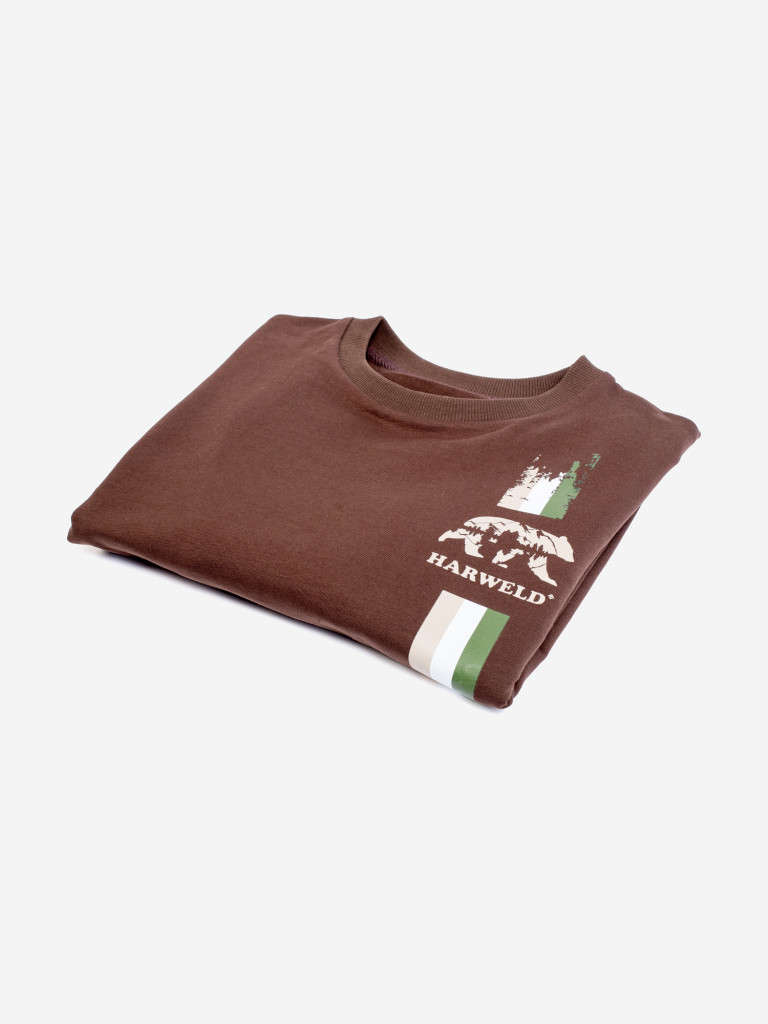 Лонгслив Harweld Russian Fishing (шоколад)