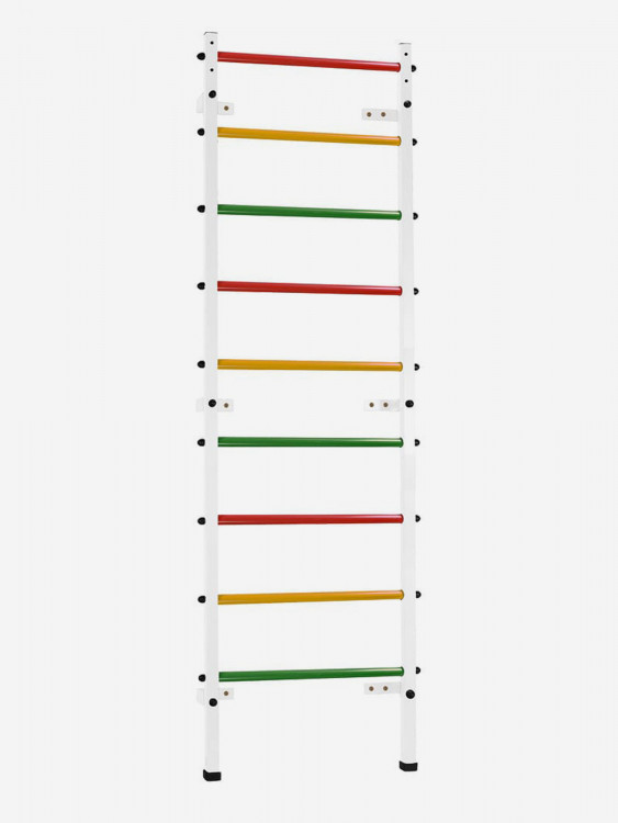 Металлическая шведская стенка Белая Sportlim ступени сфетофор из ПВХ