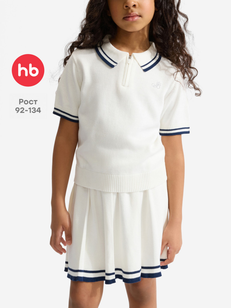 Комплект детский: поло и юбка HAPPY BABY