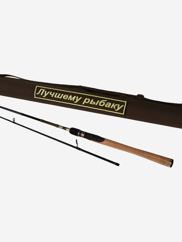Тубус подарочный с удилищем №10 Т-75 без кармана, с надписью "Лучшему рыбаку"