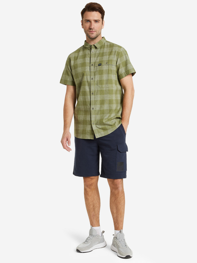 Рубашка с коротким рукавом мужская Jack Wolfskin Highlands